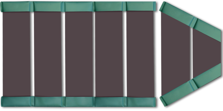Slatted laminated deck + bow part K-280CT, K-300CT - image 1