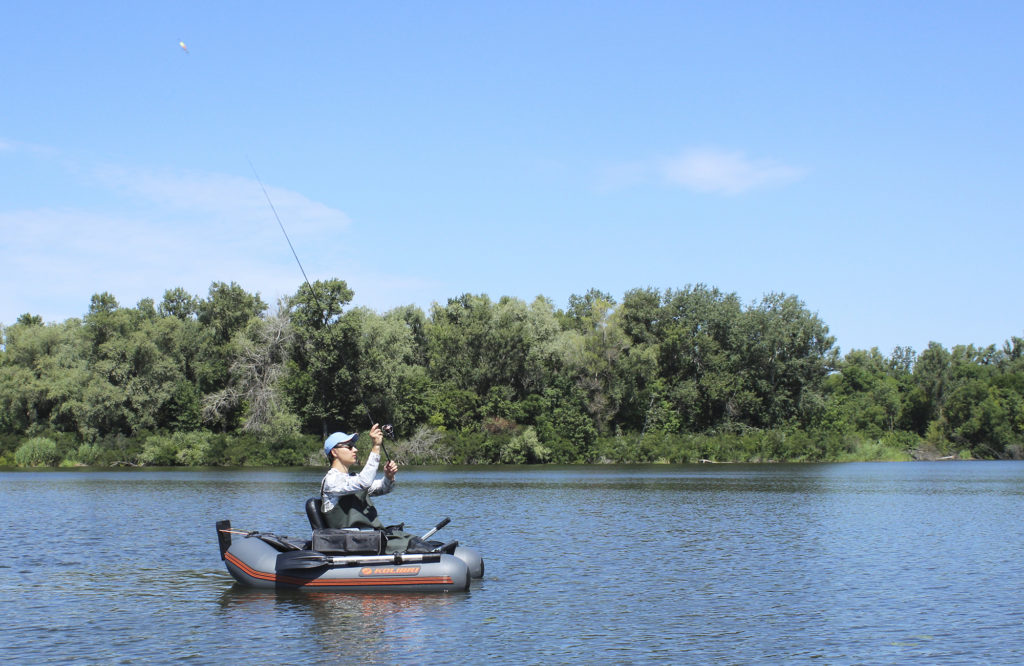 Float board boat (Belly boat) 5