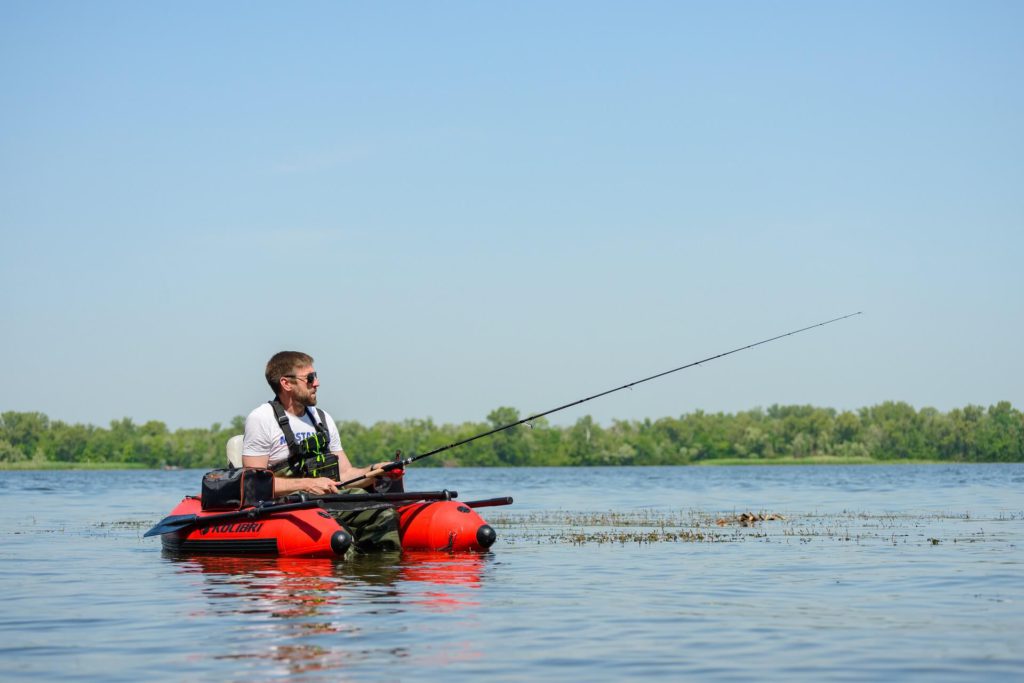 Belly Boat Fishing in Ohio: Trek Network Ohio Belly Boat Fishing