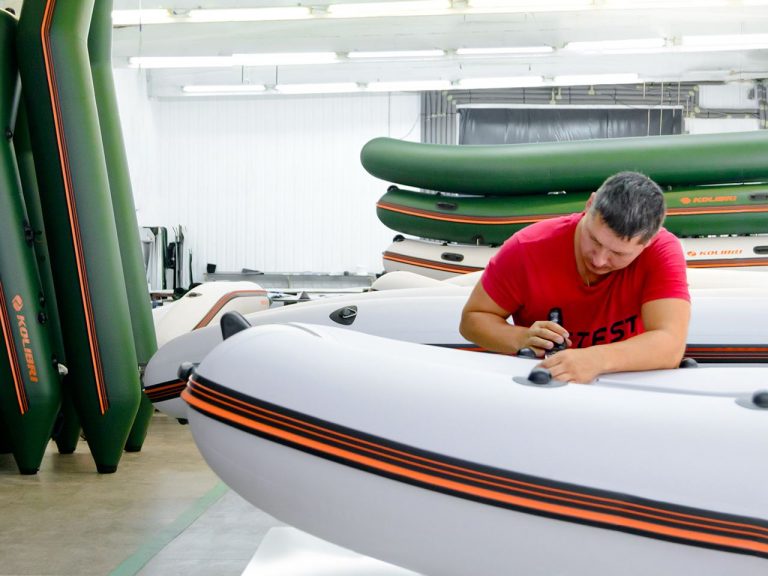 Modern technologies for the production of the KOLIBRI inflatable boats