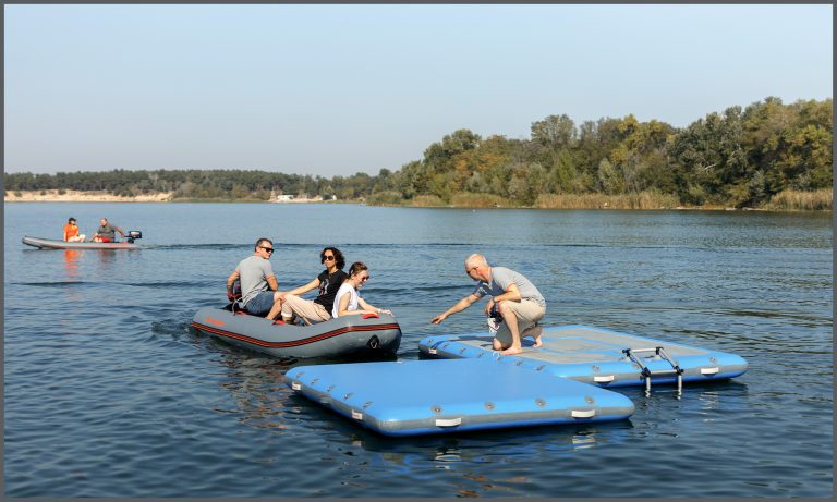 Inflatable floating dock platform DK-320 - image 5