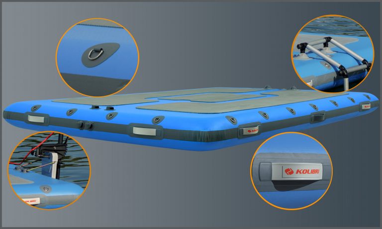 Inflatable floating dock platform DK-400 - image 4