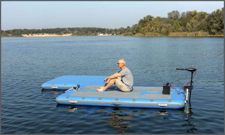 Inflatable floating dock platform DK-400 - image 5