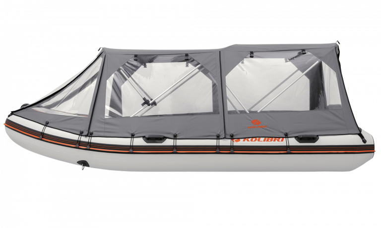 Тент-палатка для моторных лодок «KOLIBRI» KM-400DSL и KM-450DSL