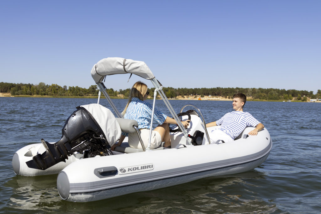 Inflatable boats with a rigid hull KOLIBRI