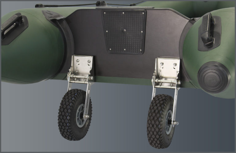 Колеса транцеві металеві, комплект - зображення 2