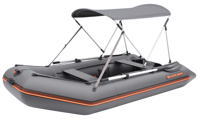 Тент від сонця на моторні надувні човни «KOLIBRI» серій Стандарт, Профі, DSL